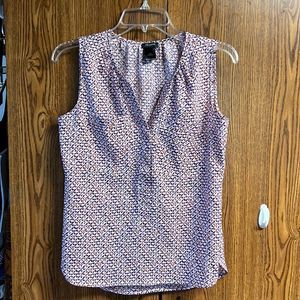 Anne Taylor Sleeveless Blouse Sz XS NWOT